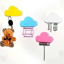 Load image into Gallery viewer, Keyring Easy Hook Creative Iron Sundries Storage Organizer Clouds Shaped Decor Wall Hook Key Holder Magnetic Key Rack Hanger
