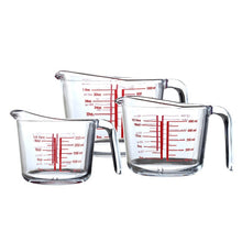 Load image into Gallery viewer, 250ml 500ml 1000ml Tempered Transparent Glass Measuring Cup With Graduated Measuring Cup Graduated Cup Water cup Kitchen Baking

